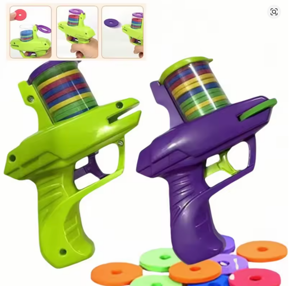 Flying Saucer Discs Launcher Pet Toy