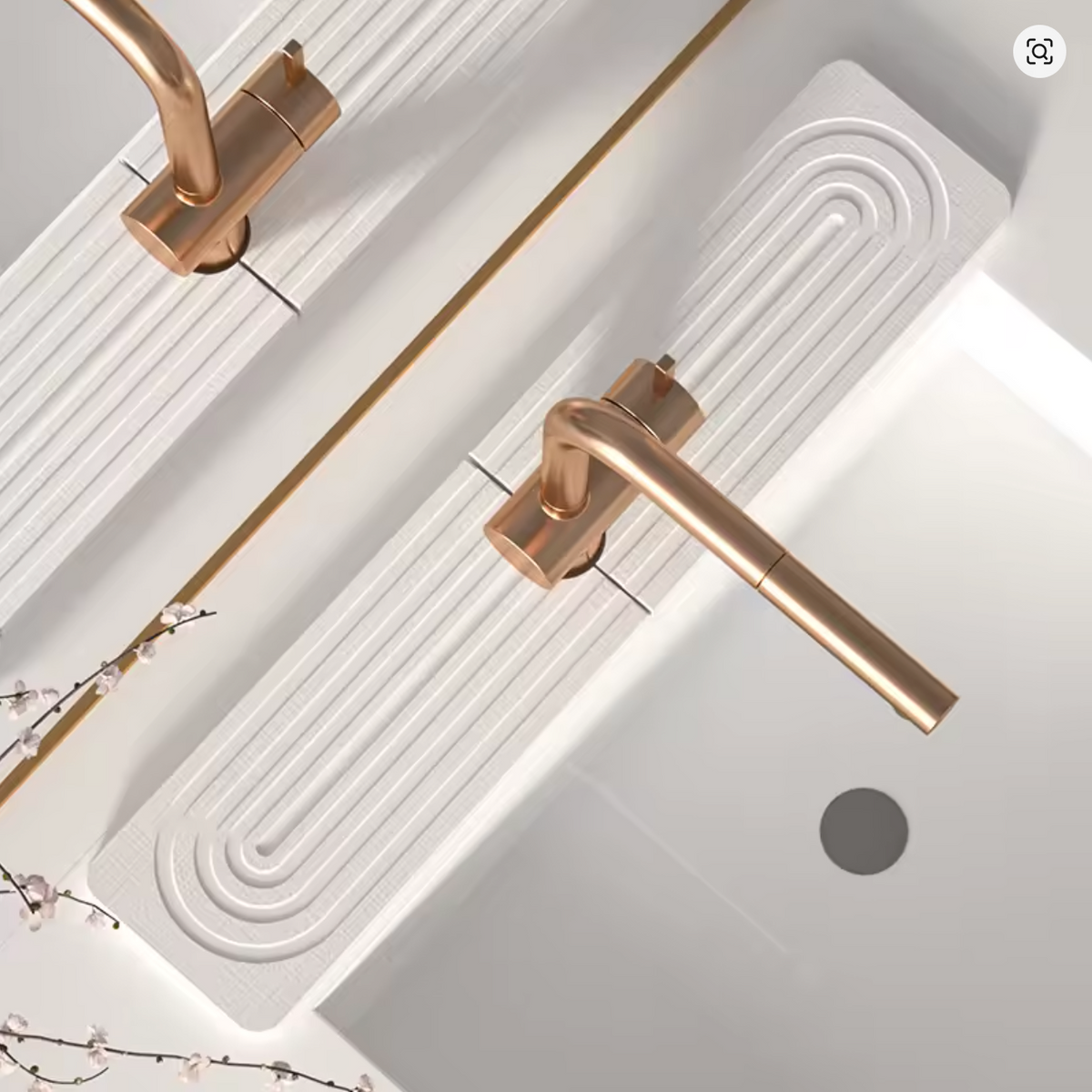 Sink Faucet QuikDry Splash Guard