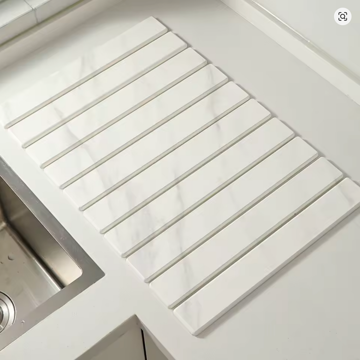 The QuikDry Stone Mat for Kitchen Dishes and Bathroom